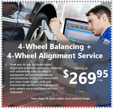 4-Wheel Alignment + Balancing