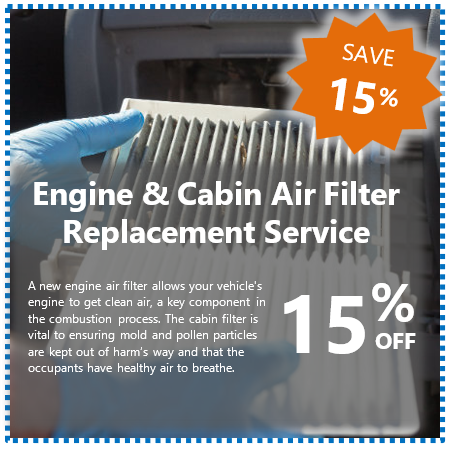 Engine and Cabin Air Filters