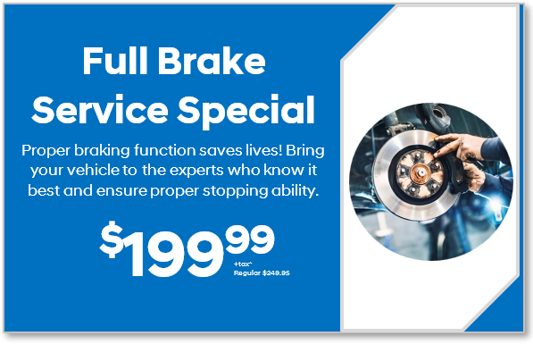 Brake Service Special Dollar Discount