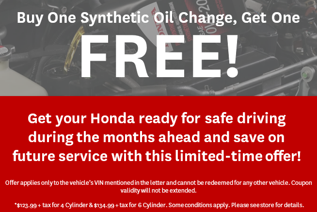 Buy One Get One Free Oil Change