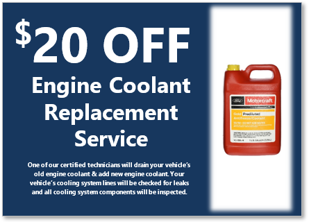 Engine Coolant Replacement Service Special