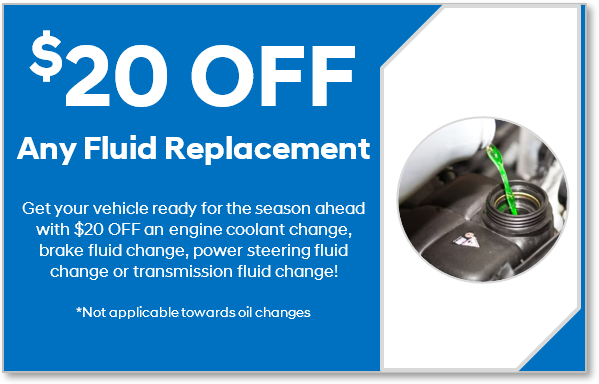 20% OFF Fluid Changes