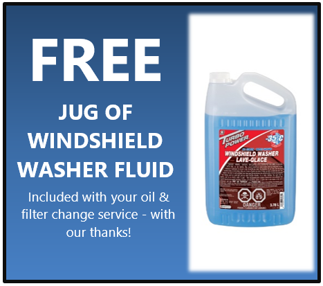 Free Jug of Washer Fluid