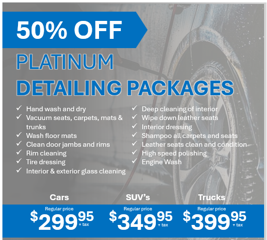 Platinum Detailing Package Discount